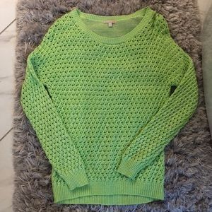 Lime green Gianni Bini sweater